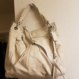Large leather hobo Coach purse